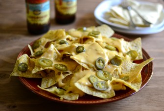 Baked Nachos with Cheese