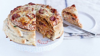 Pizza Cake: Your Birthday Wishes Came True!