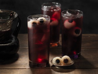 Blueberry Rickety Eyeball Punch, an After-Dark Halloween Special