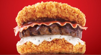 KFC’s Insane New Burger Replaces Bread Buns With Fried Chicken